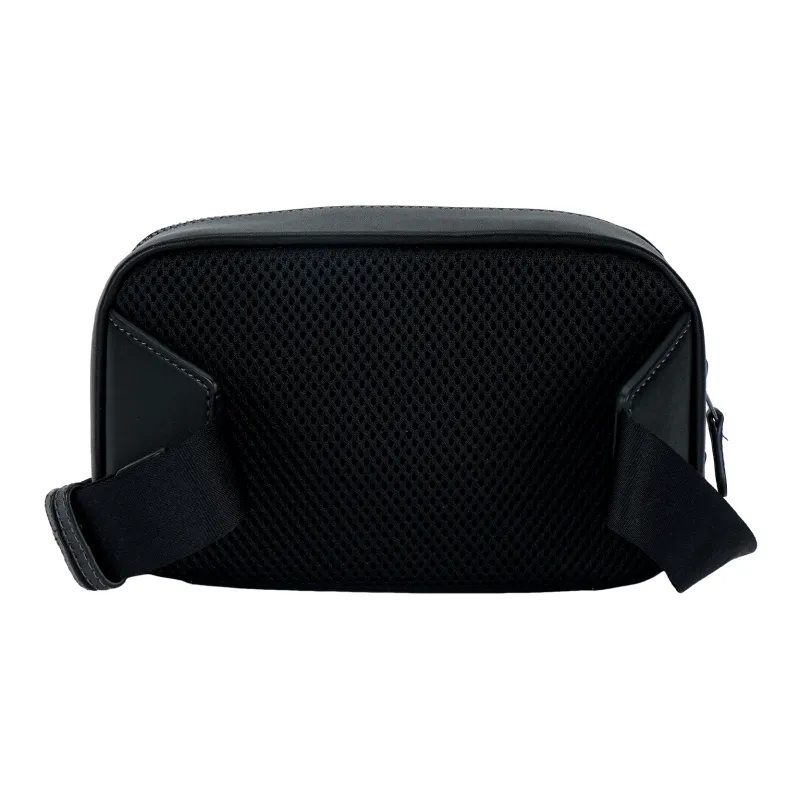 COACH Canvas With Leather One Shoulder Crossbody Fanny Pack Trumpets Men's Black-4