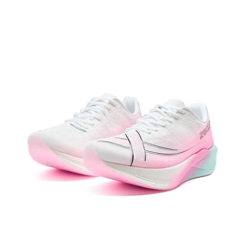 XTEP 260X 2.0 Running Shoes Men Low Top Classic White/Fluorescent Digital Pink-2