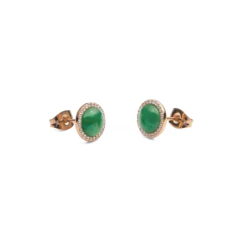 Daniel Wellington Aventurine Stud Earrings Women's