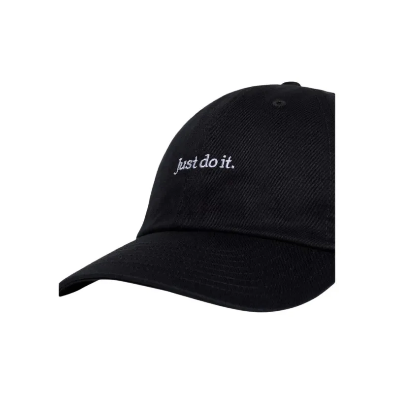 Nike Cotton Baseball Caps Men's Black-4