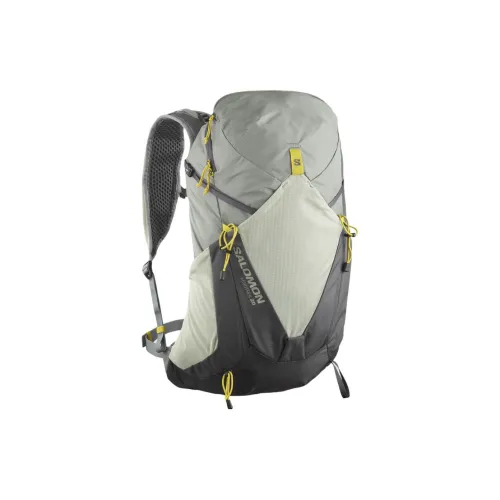 SALOMON Nylon Outdoor Mountaineering Bag Backpack Men's Seaweed Green