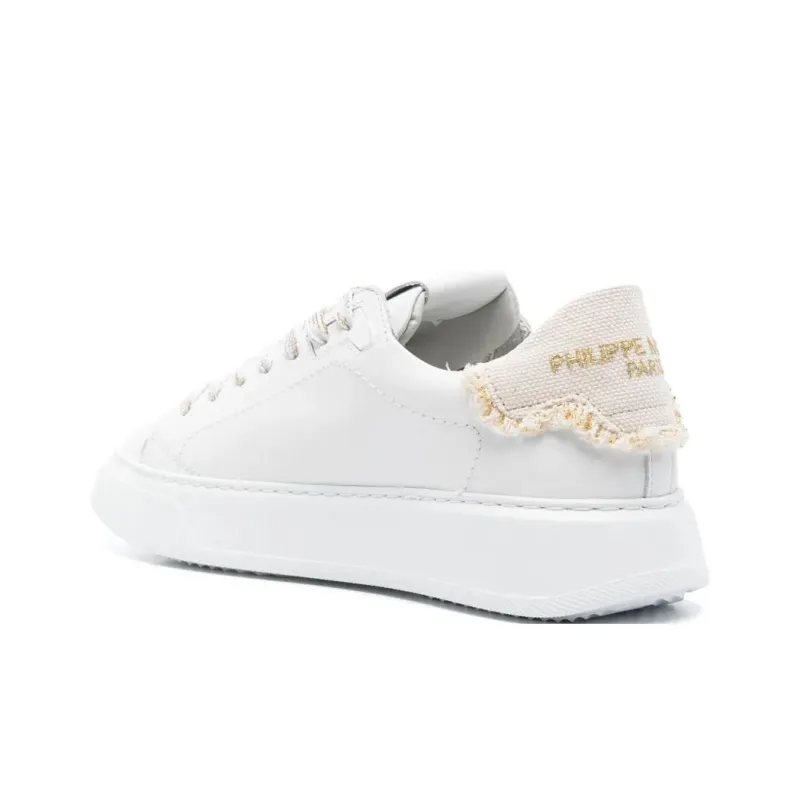 PHILIPPE MODEL Temple Low Top Skateboard Shoes Women's White-2