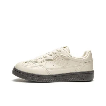 Far Waves Anti-Slip Wear-Resistant Low-Top Skateboard Shoes Women's Beige