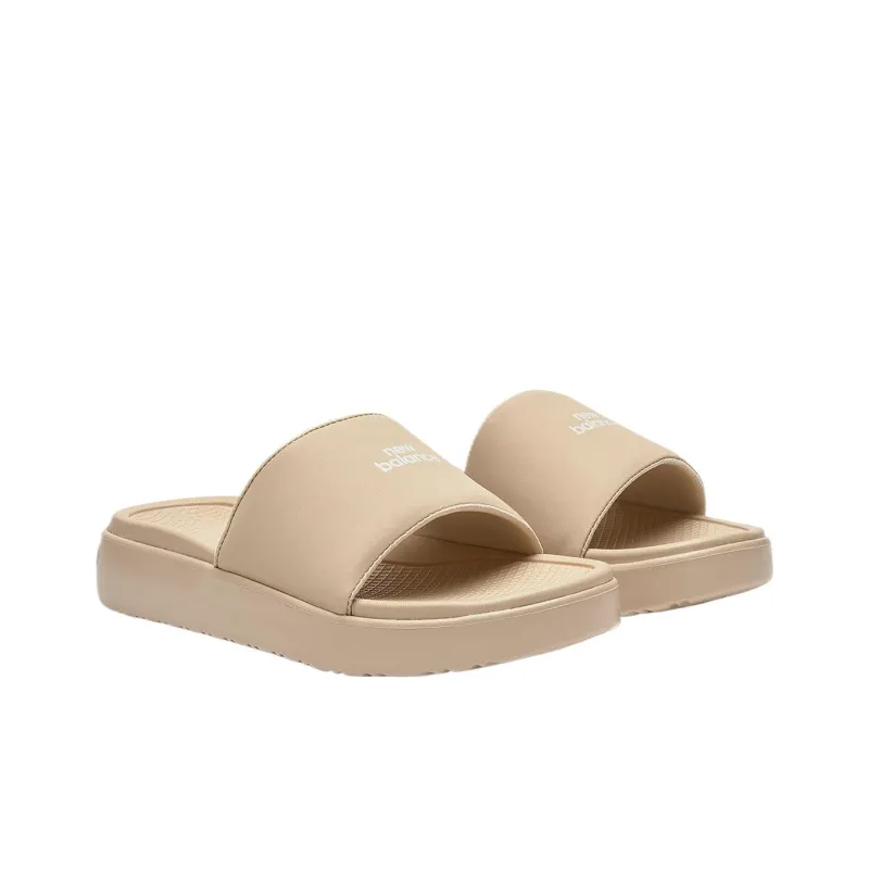 New Balance Slip Resistant Slide Slippers Unisex Beige-2