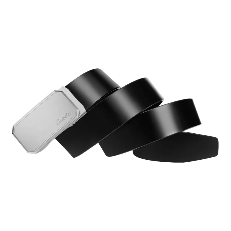 CATELLES Cow Leather Leather Belts Men's 3.5cm-2
