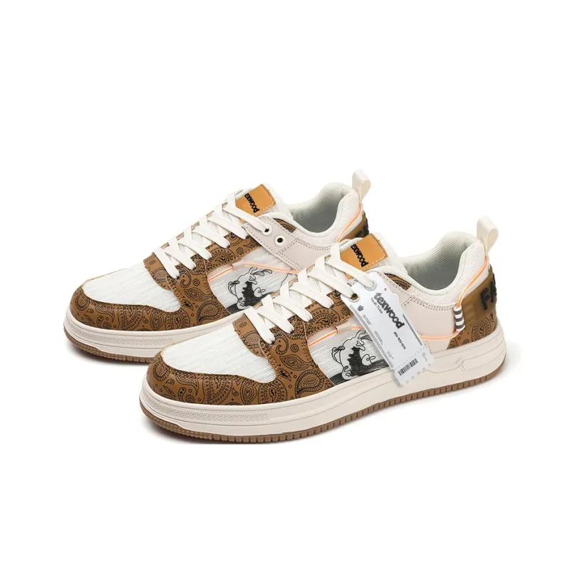 TEXWOOD Chinese Style Blue And White Porcelain Collection Low-Top Skateboard Shoes Men's Box-15