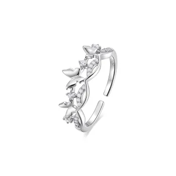 KADER 925 Sterling Silver Rings Women's Silver