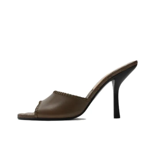 Burberry Odor-Resistant Slide Slippers Women's Brown