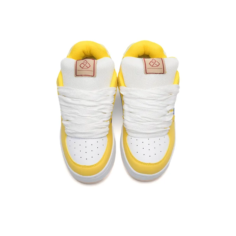 Circle Small Height Increasing Wear Resistant Slip Resistant Low Top Skateboard Shoes Unisex Pink Box Included-60