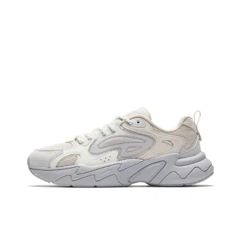 Anta Pulse Cushioned Slip Resistant Abrasion Resistant Low Top Casual Shoes Women's Beige Gray Pink