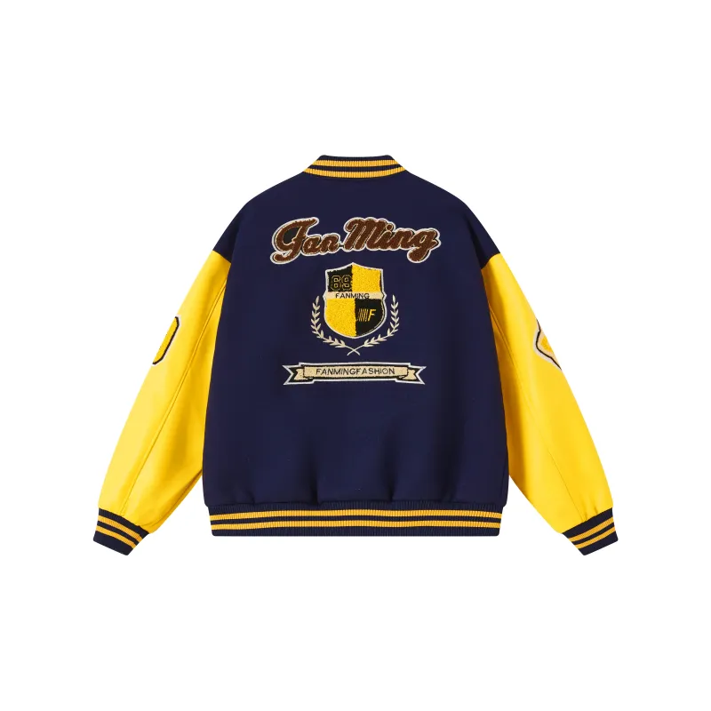TH FABRICATE Puffer Jacket Unisex Navy Blue-1