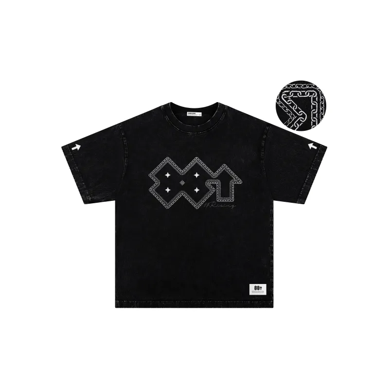 88rising Vinyl Record Collection T Shirt Unisex Jet Black-1
