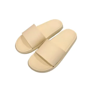 Thin Strips Slippers Unisex, Ecru