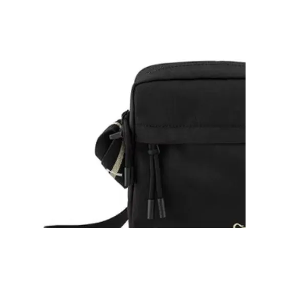 LACOSTE Fabric Shoulder Bag, Crossbody Bag Men's Black-3