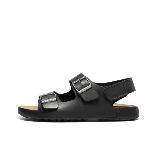BELLE Beach Sandals Men Brown, Black