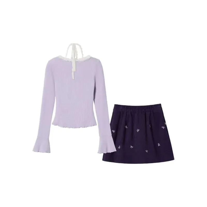 Lookinto Two Piece Skirt Sets Women's-1
