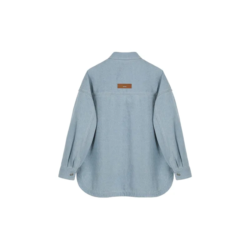 Osens Shirt Men's Washable Light Blue-2