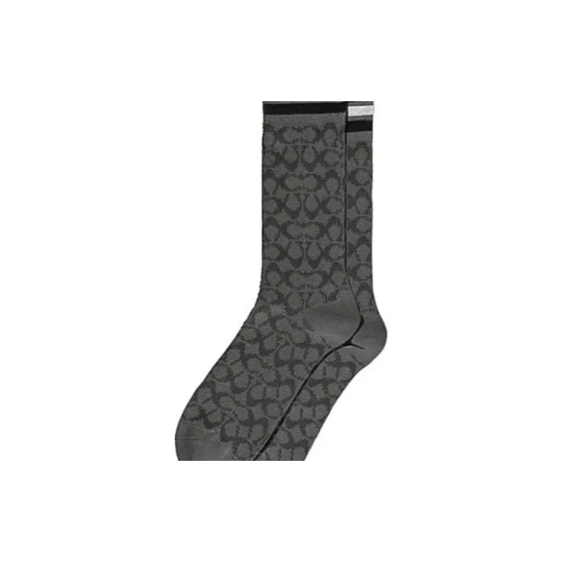 COACH Men Knee high Socks-4