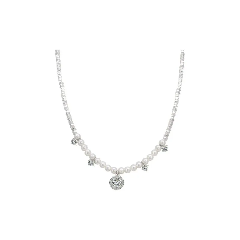 MDDHR 925 Sterling Silver Necklaces Women's-0