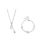 Double Sparkling Gourd Necklace Clothing Sets