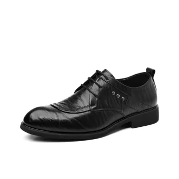 Poitulas Dress Shoes Men Low Top Black, Brown