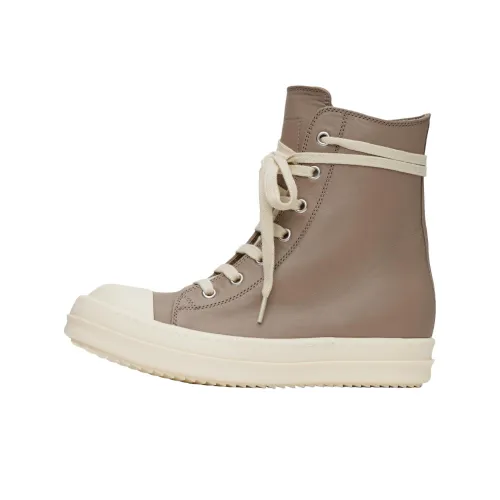 RICK OWENS/RO High Top Skateboard Shoes Women's Umber