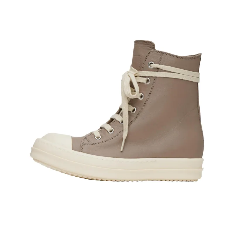RICK OWENS/RO High Top Skateboard Shoes Women's Umber-0