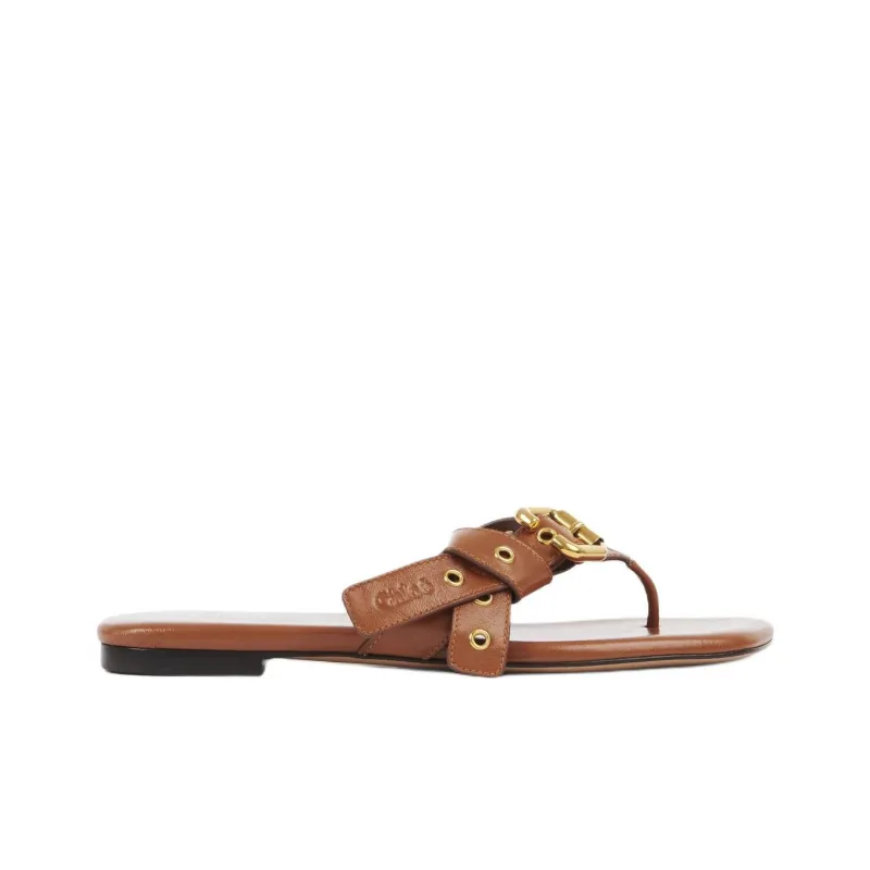 Chloe Flip Flops Women's Earthy Brown-1