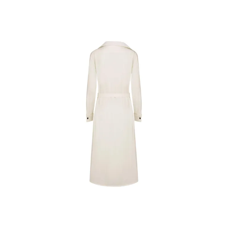 DIOR Long Sleeved Dresses Women's Beige-1