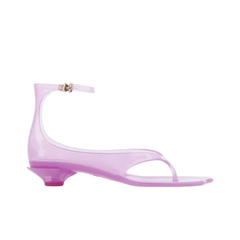 Chloe Jelly One Strap Sandals Women's Pink-1