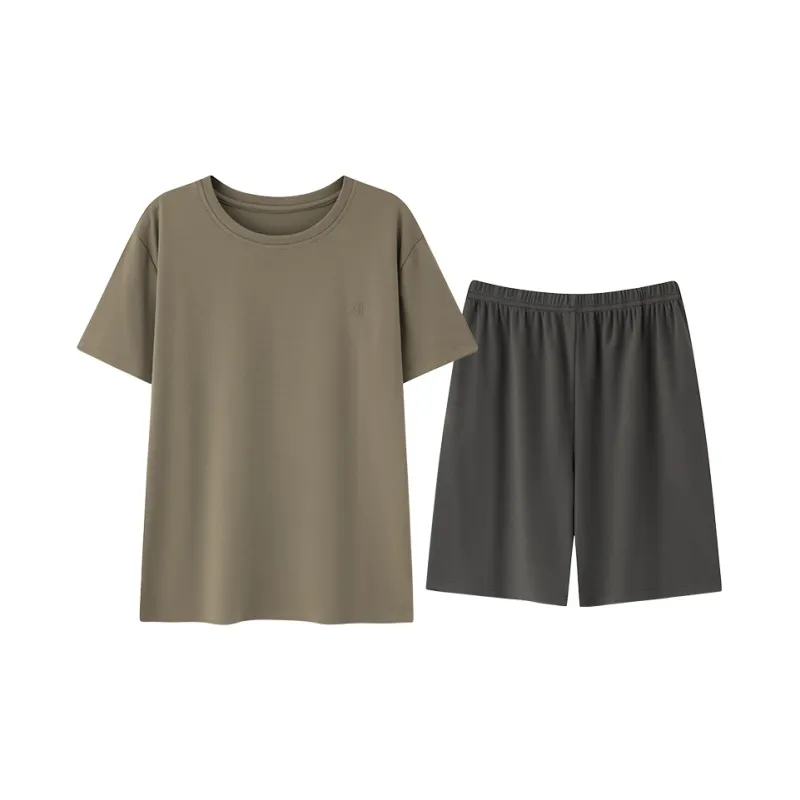 Good Fortune Pajama Set Men's Umber-0
