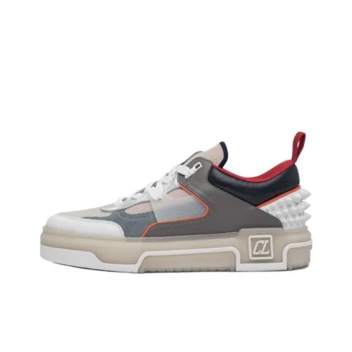 Christian Louboutin Stud Detailed Lace Up Sneakers