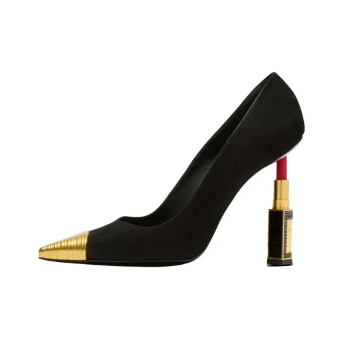 BALMAIN Lipstick High Heels 9.5cm Women
s Black