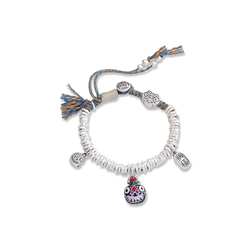Love Jewelry 999 Fine Silver Pure Silver Bracelets Unisex-0