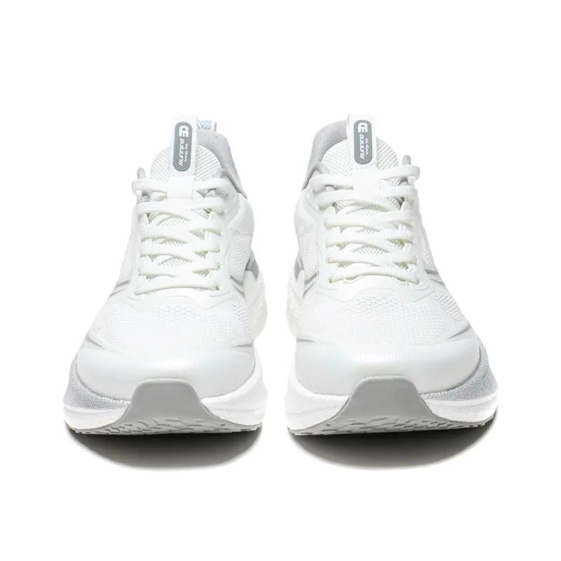 Meixi Breathable Lightweight Low-Top Running Shoes Men's Ivory White-1