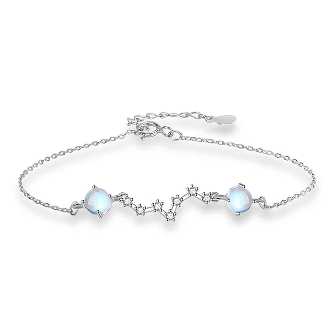 Heart Grass S925 Silver Bracelets Women's-0