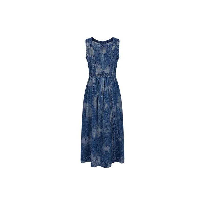 JZ. ANNAKRO Sleeveless Dress Women's Dark Blue-1
