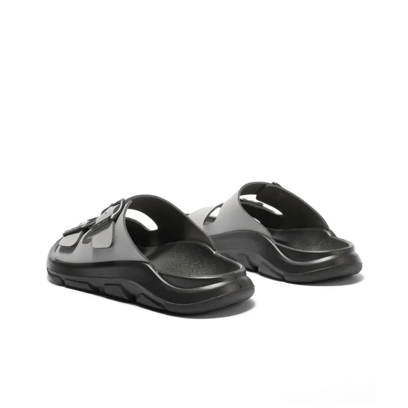 BELLE Slide Slippers Men Gray, Blue-7