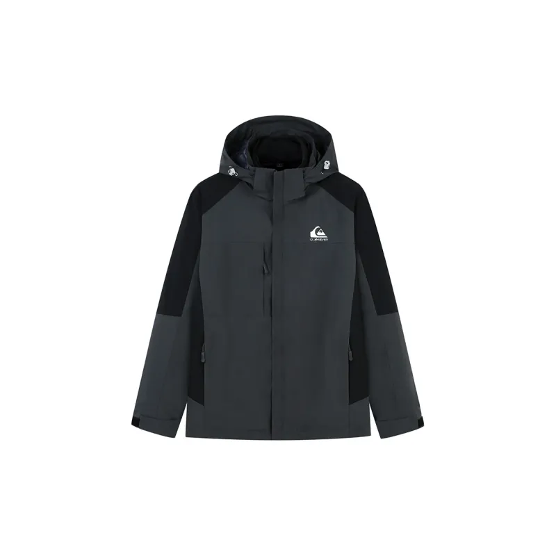 Quiksilver Waterproof, Windproof, Thermal, Water Repellent, Cold Resistant, Rainproof Windbreaker Jacket Unisex-12