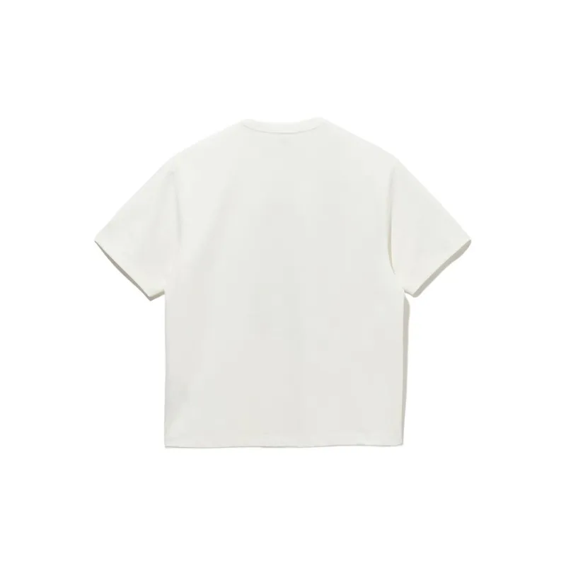 New Era T Shirt Korean Style Unisex White-1