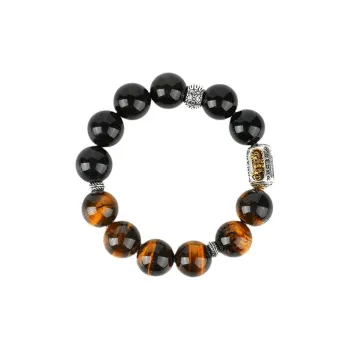 Bubble Scallops Tiger's Eye Stone Bracelets Unisex