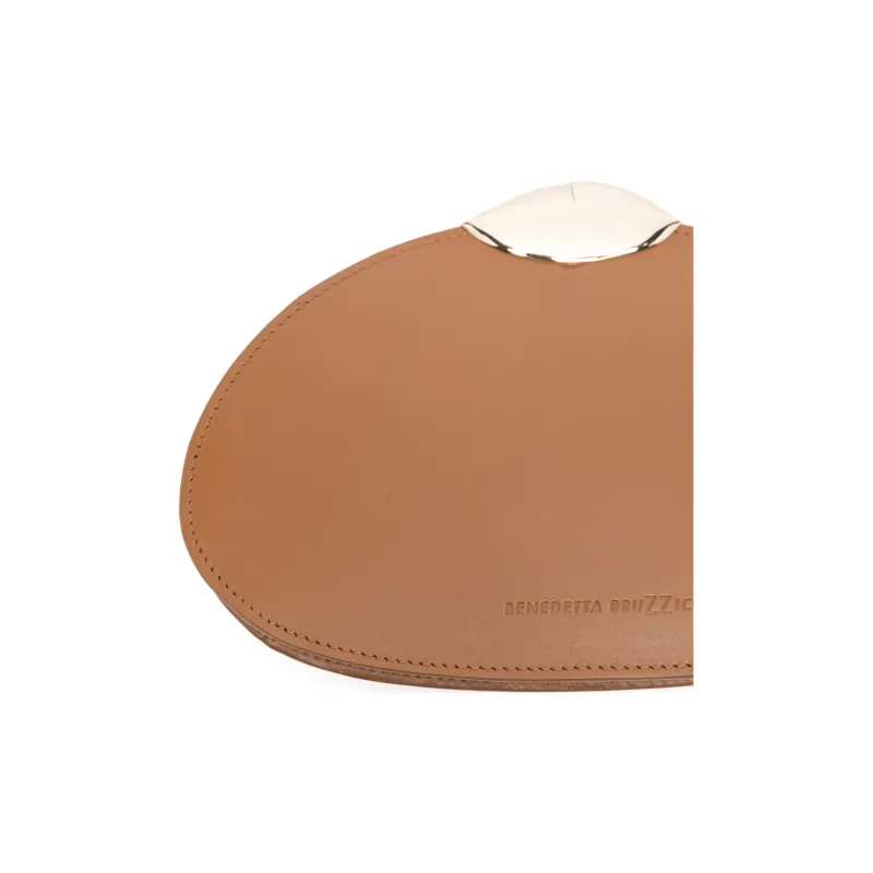 BENEDETTA BRUZZICHES Calfskin Clutches Shoulder Bags Women's Ochre Brown-2