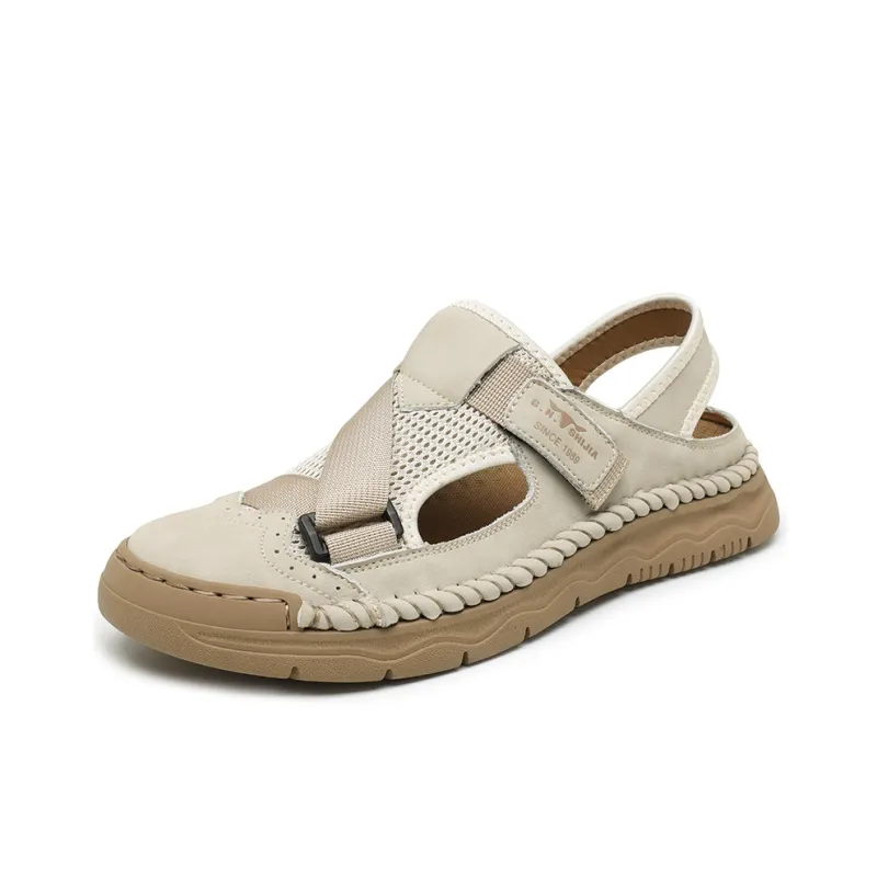 G.N.SHIJIA Black Gold Ox Collection Beach Sandals Men's-6