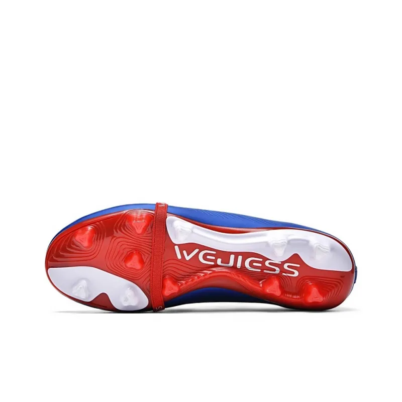 Kuding FG Rubber Long Studs Artificial Ground, Natural Ground Coverage Impact Resistant Soccer Shoes Unisex-8