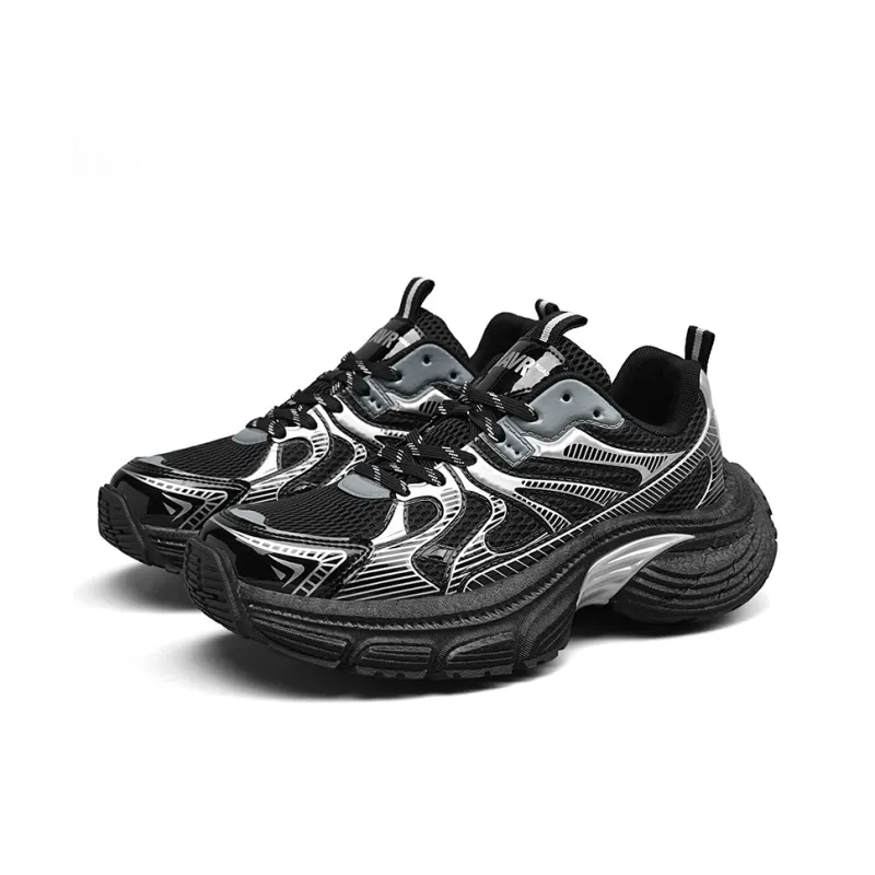 AMICNIEGD Breathable, Slip Resistant, And Abrasion Resistant Low Top Chunky Sneakers Unisex-7