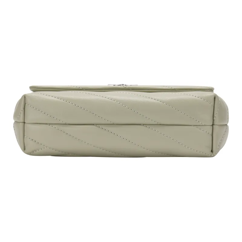 TORY BURCH Kira Leather Shoulder Bag Crossbody Bag Mini Women's Green-3
