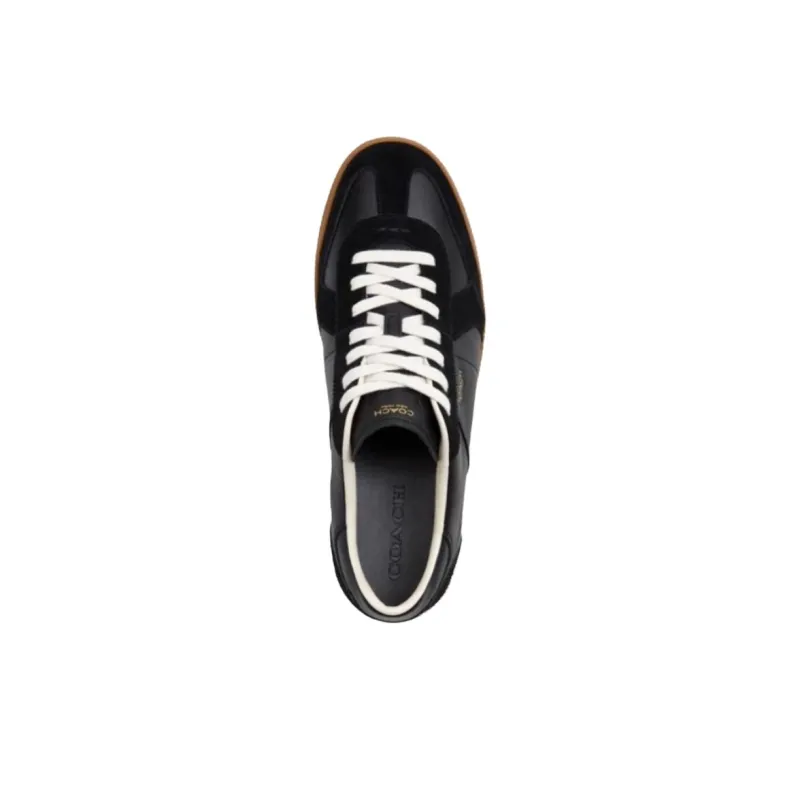 COACH Ellis Low Top Skateboard Shoes Men's Black-3