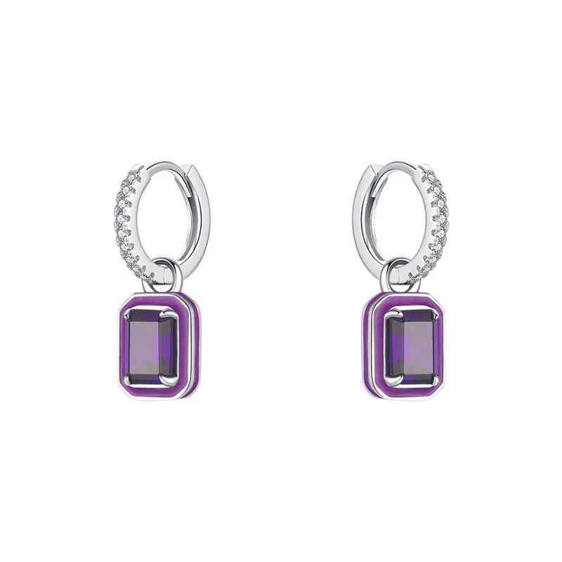 JKEM S925 Silver Earrings Women's-6