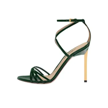 TF IDA Strap Sandals 10.5cm Women's Green