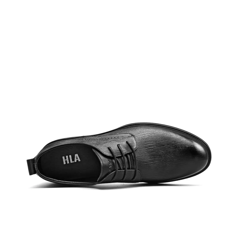 HLA Dress Shoes Men Low Top-2
